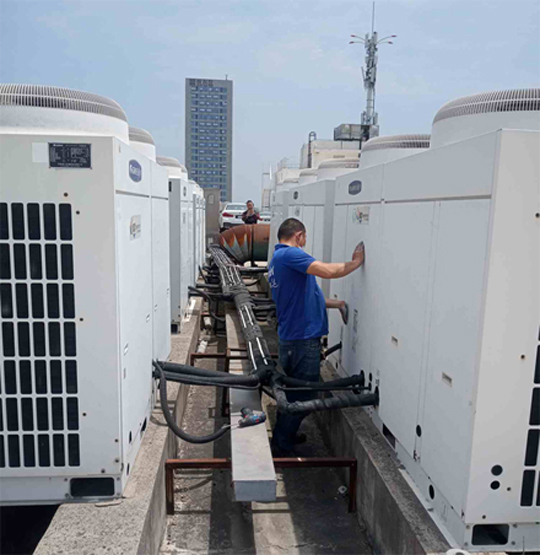 泉山中央空调制热和不制冷系统维修方法